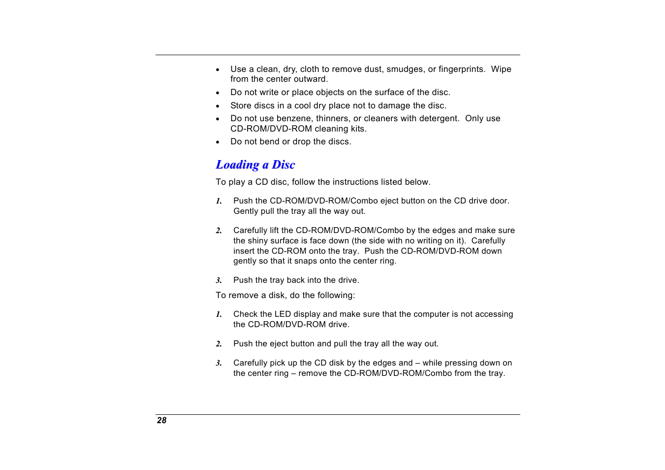 Loading a disc | Elitegroup G551 User Manual | Page 42 / 105