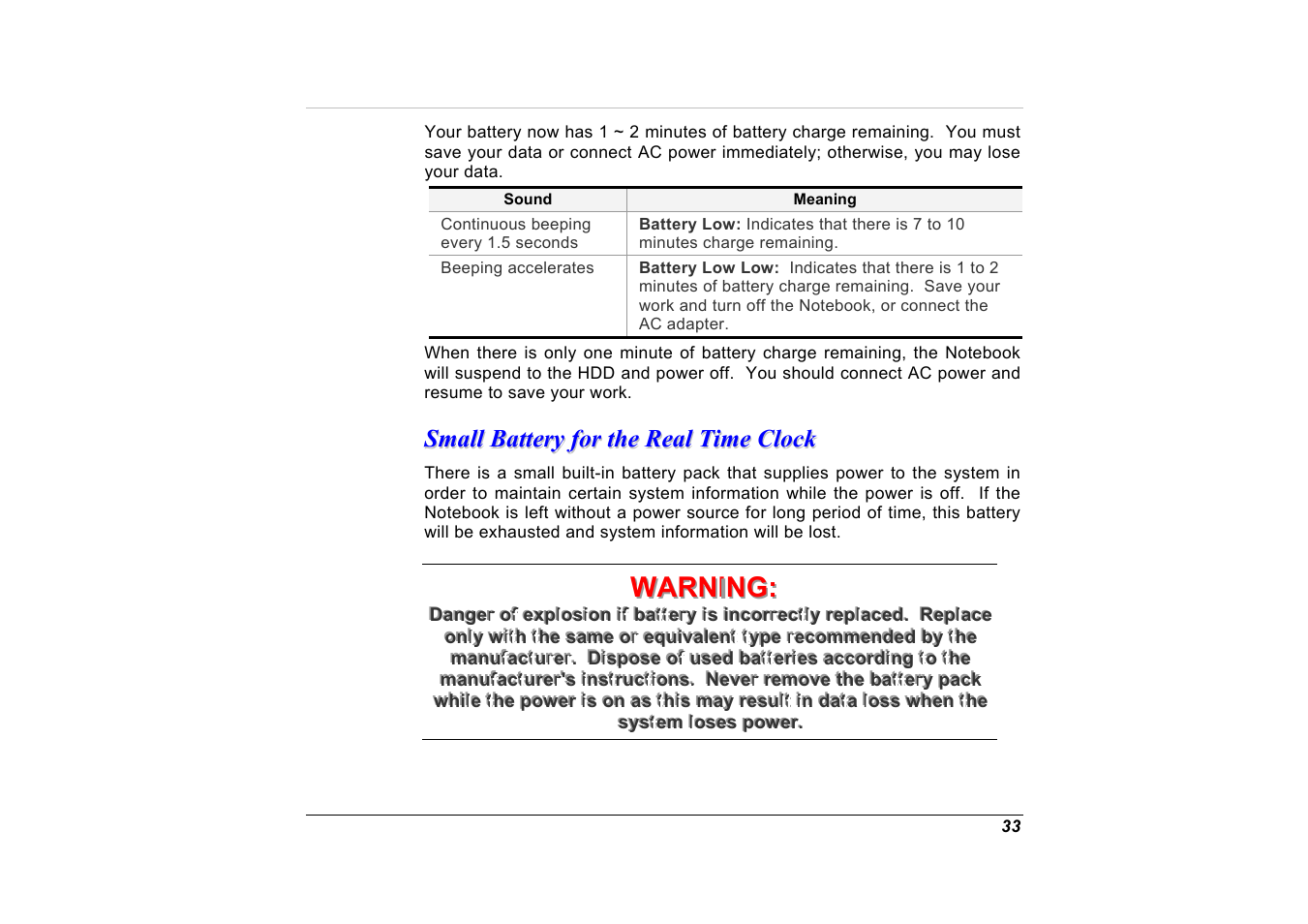 Small battery for the real time clock | Elitegroup G551 User Manual | Page 47 / 105