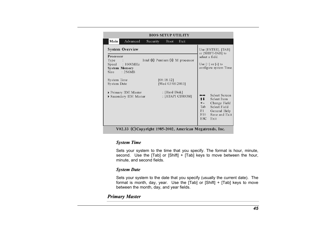 Primary master | Elitegroup G551 User Manual | Page 59 / 105