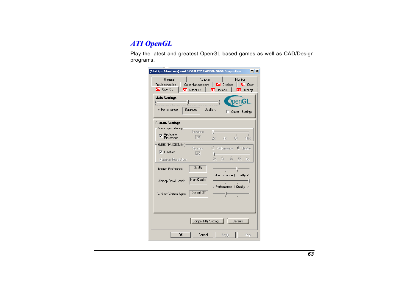 Ati opengl | Elitegroup G551 User Manual | Page 77 / 105
