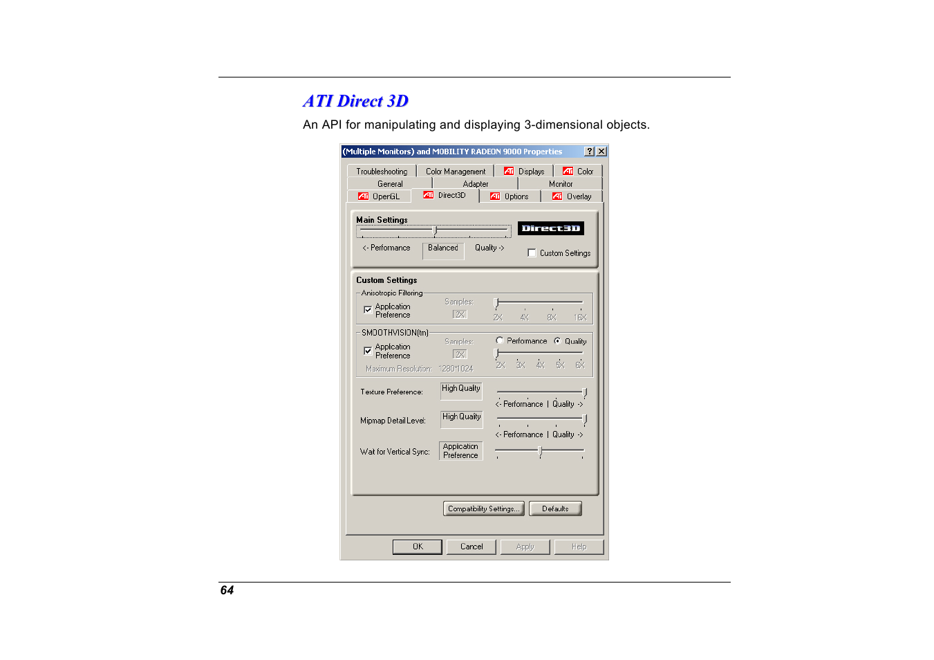 Ati direct 3d | Elitegroup G551 User Manual | Page 78 / 105