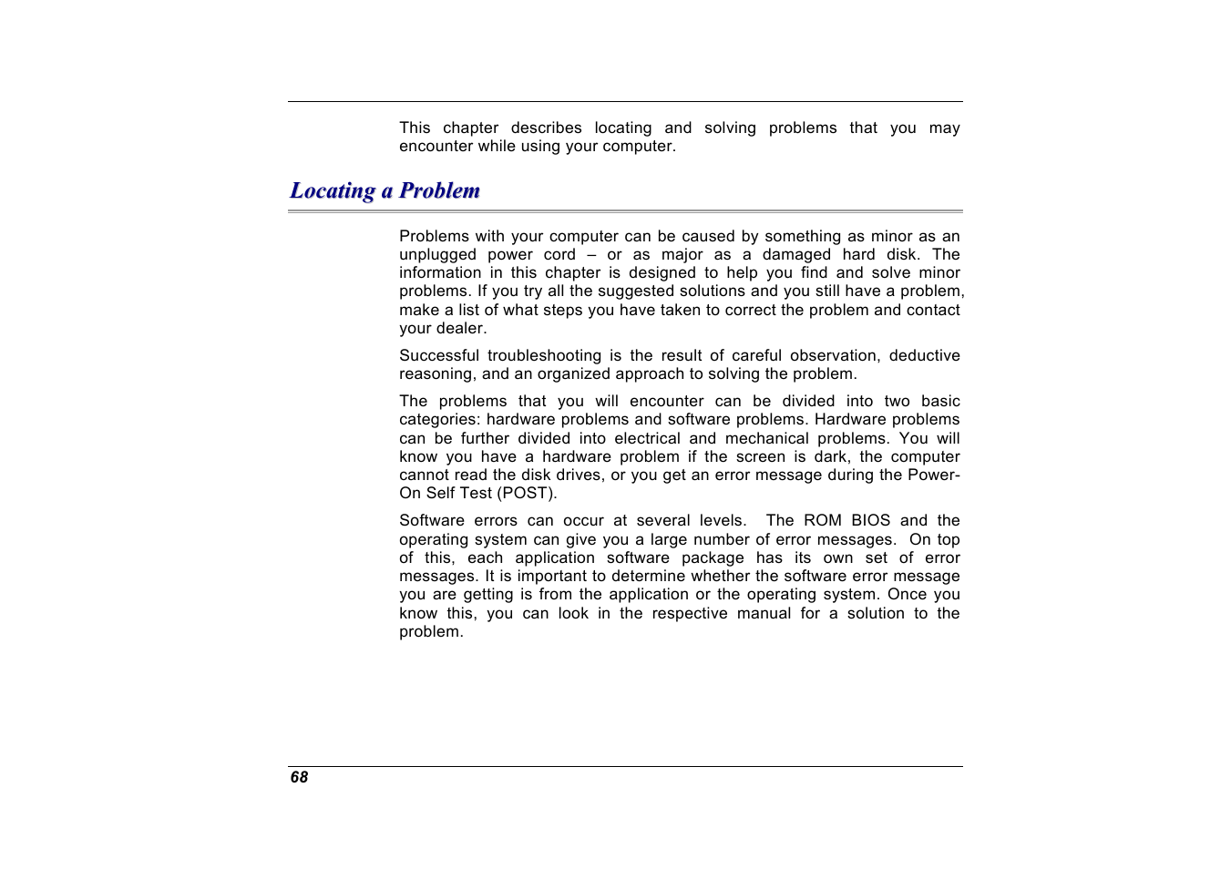 Locating a problem | Elitegroup G551 User Manual | Page 82 / 105
