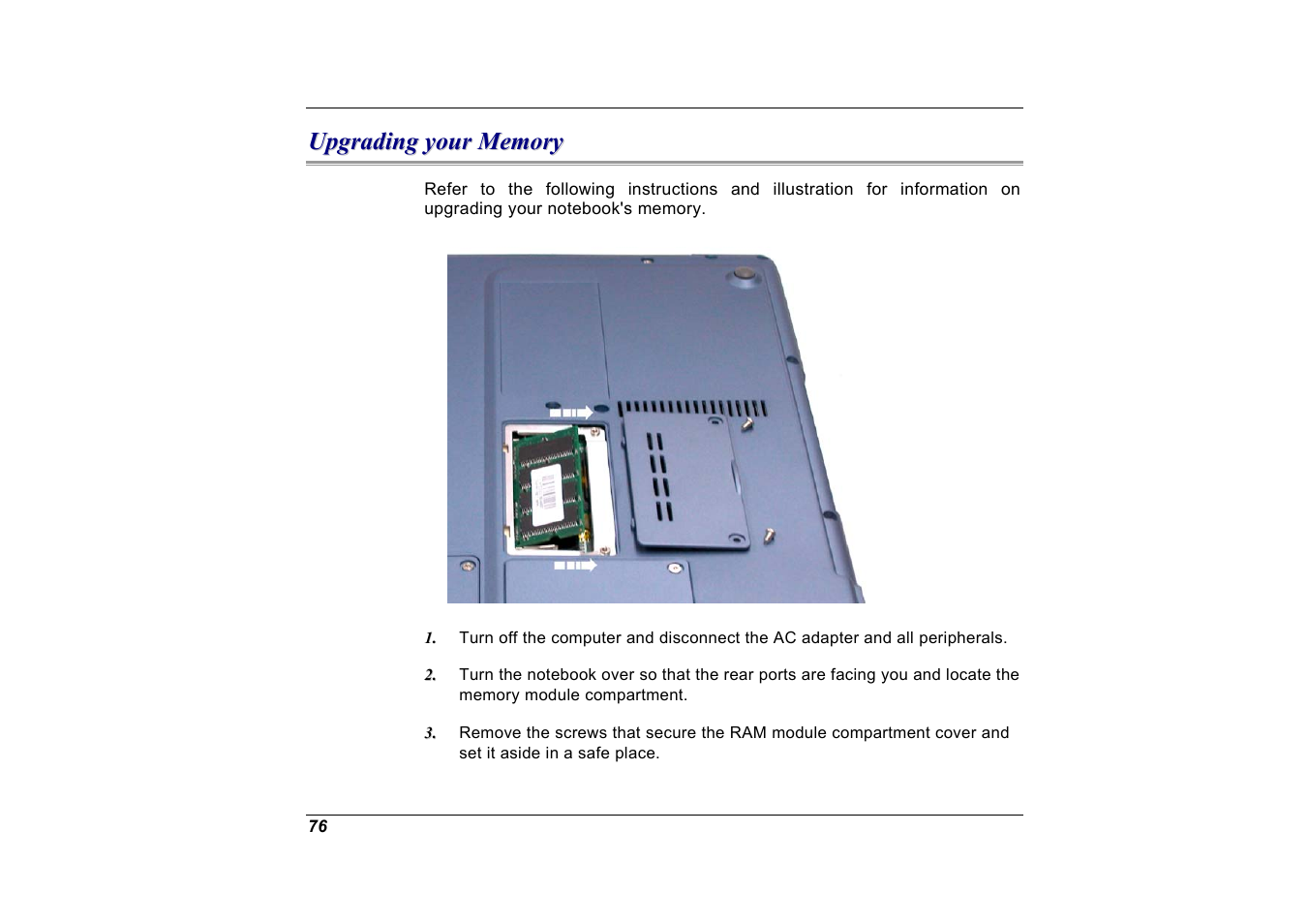 Upgrading your memory | Elitegroup G551 User Manual | Page 90 / 105