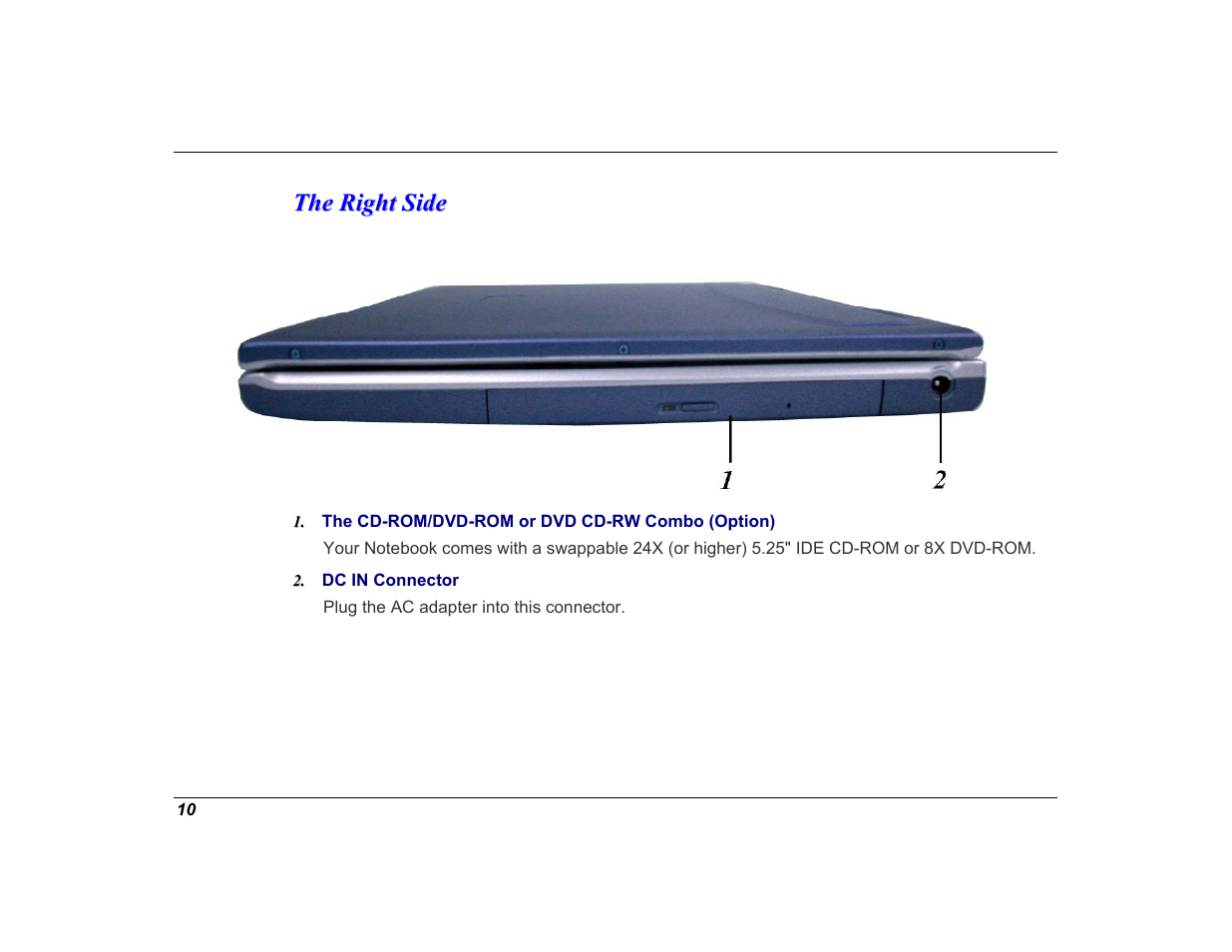 The right side | Elitegroup G550 (V1.0) User Manual | Page 22 / 106
