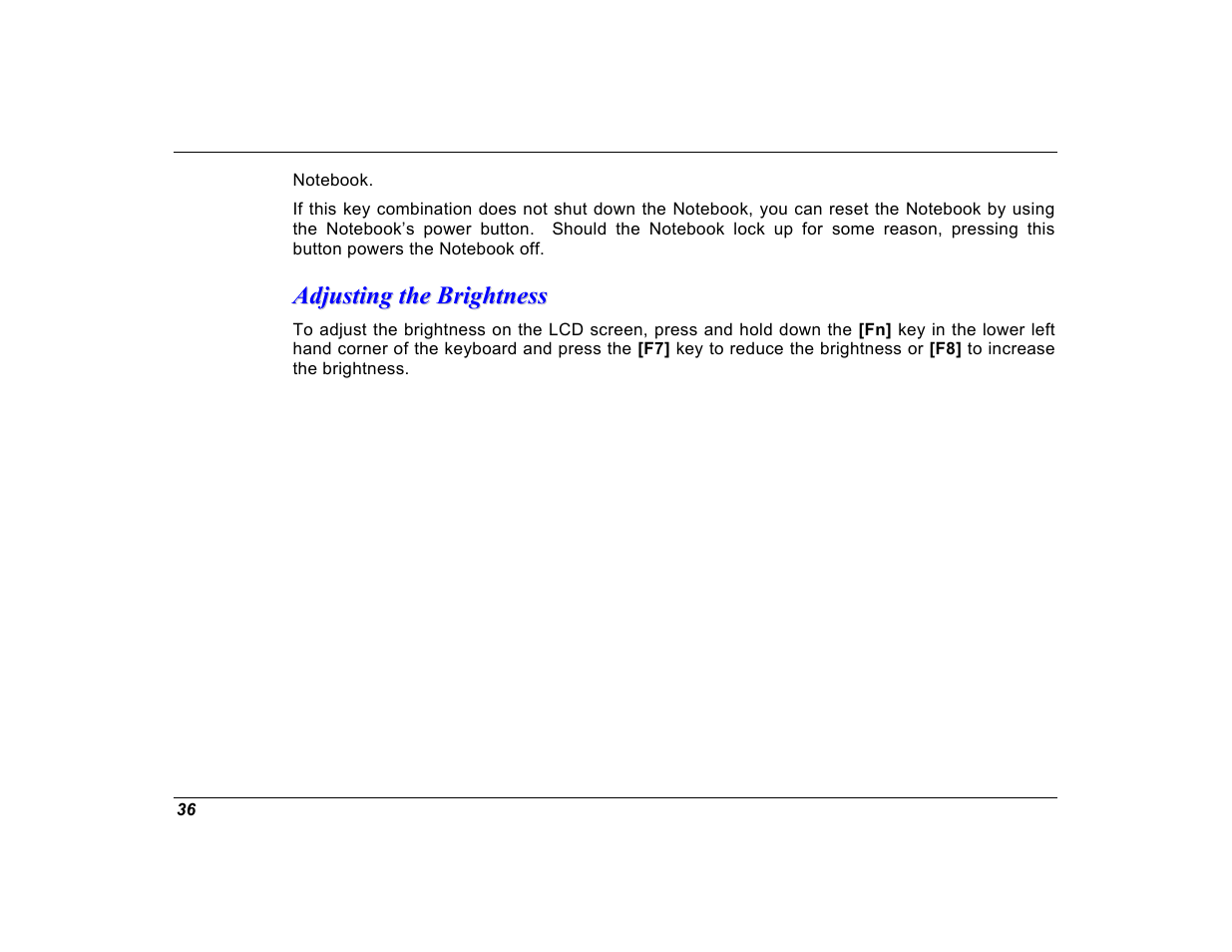 Adjusting the brightness | Elitegroup G550 (V1.0) User Manual | Page 48 / 106