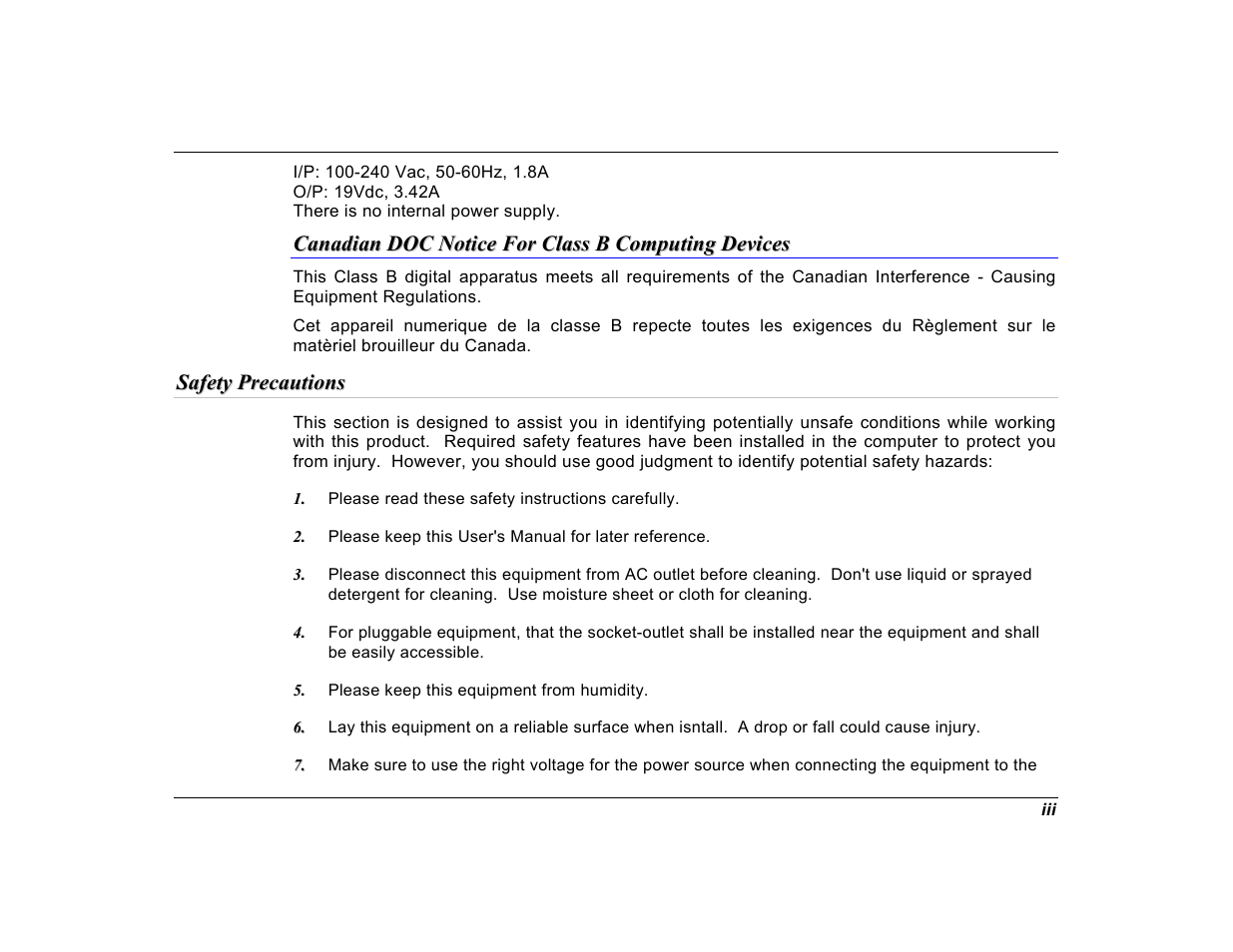 Elitegroup G550 (V1.0) User Manual | Page 5 / 106