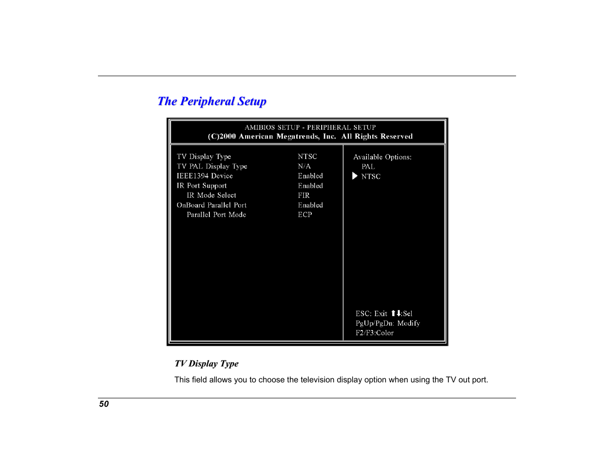 The peripheral setup | Elitegroup G550 (V1.0) User Manual | Page 62 / 106