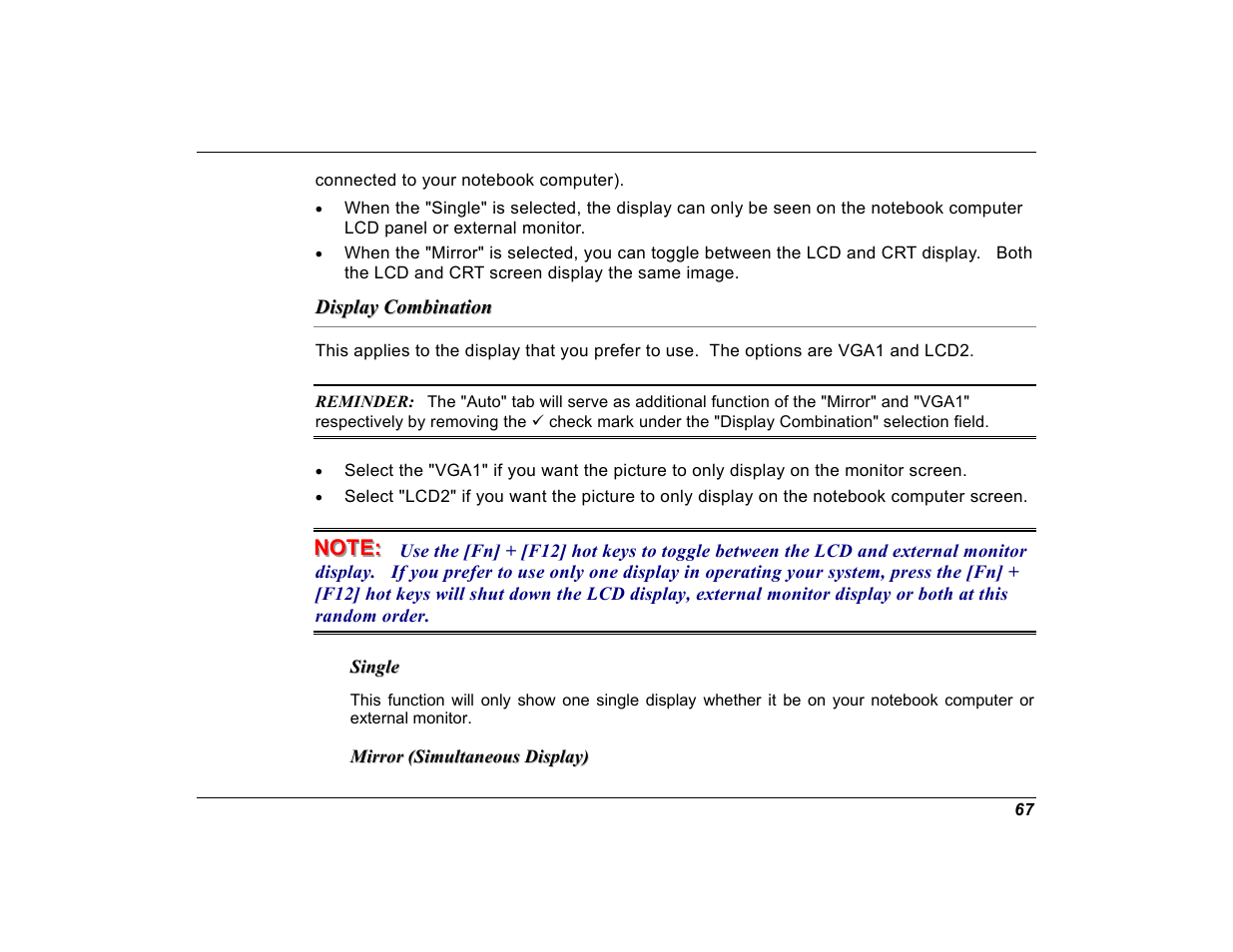 Display combination | Elitegroup G550 (V1.0) User Manual | Page 79 / 106