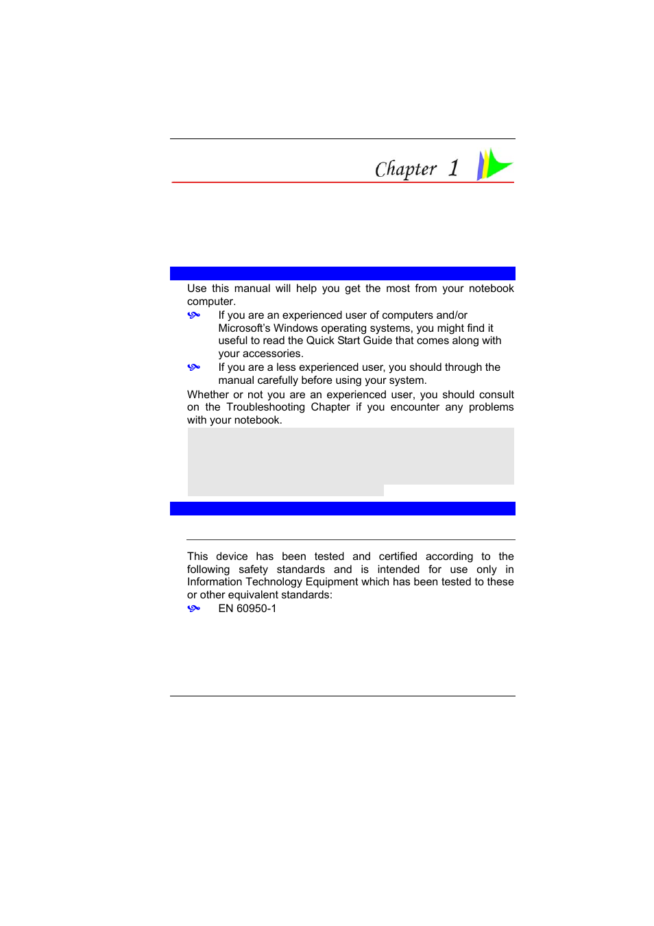 Before you start | Elitegroup G410 User Manual | Page 9 / 83