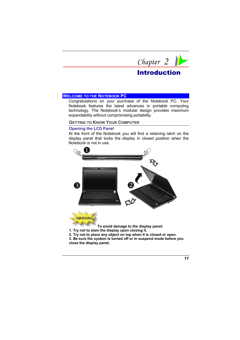 Introduction | Elitegroup G400 User Manual | Page 19 / 85