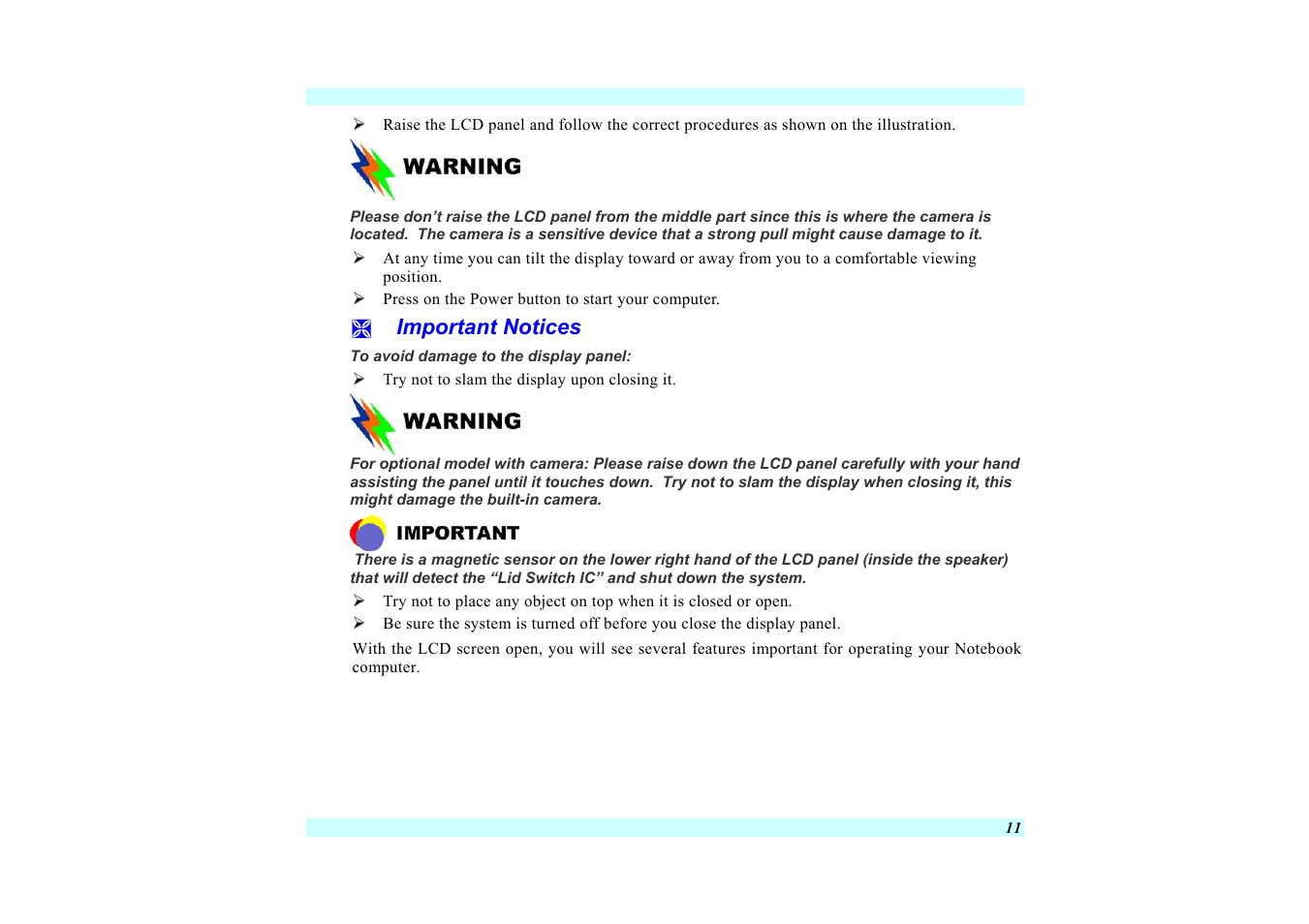 Important notices | Elitegroup G220 User Manual User Manual | Page 19 / 107