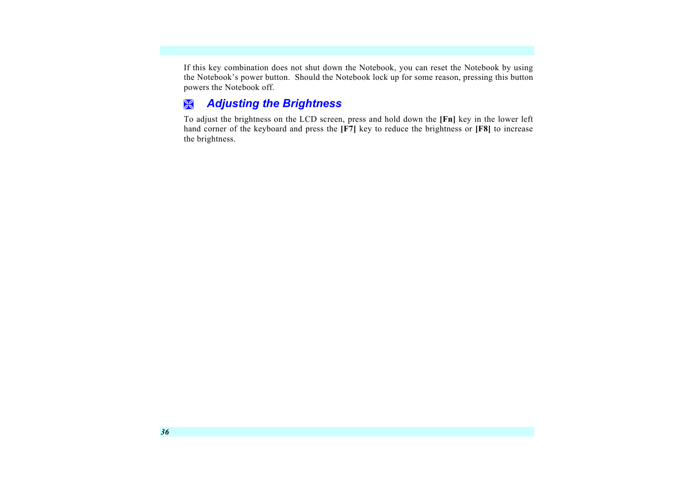 Adjusting the brightness | Elitegroup G220 User Manual User Manual | Page 44 / 107