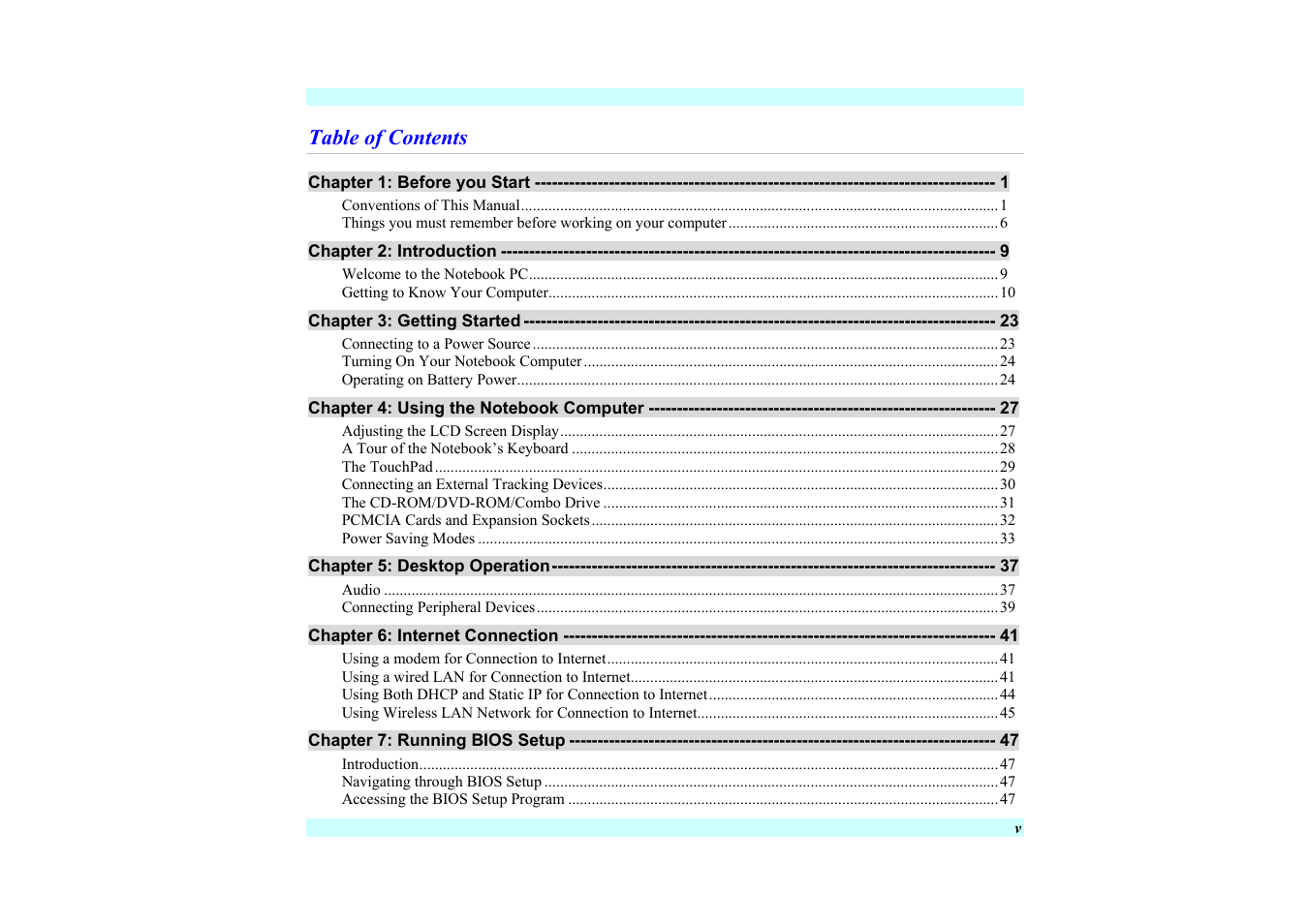 Elitegroup G220 User Manual User Manual | Page 7 / 107
