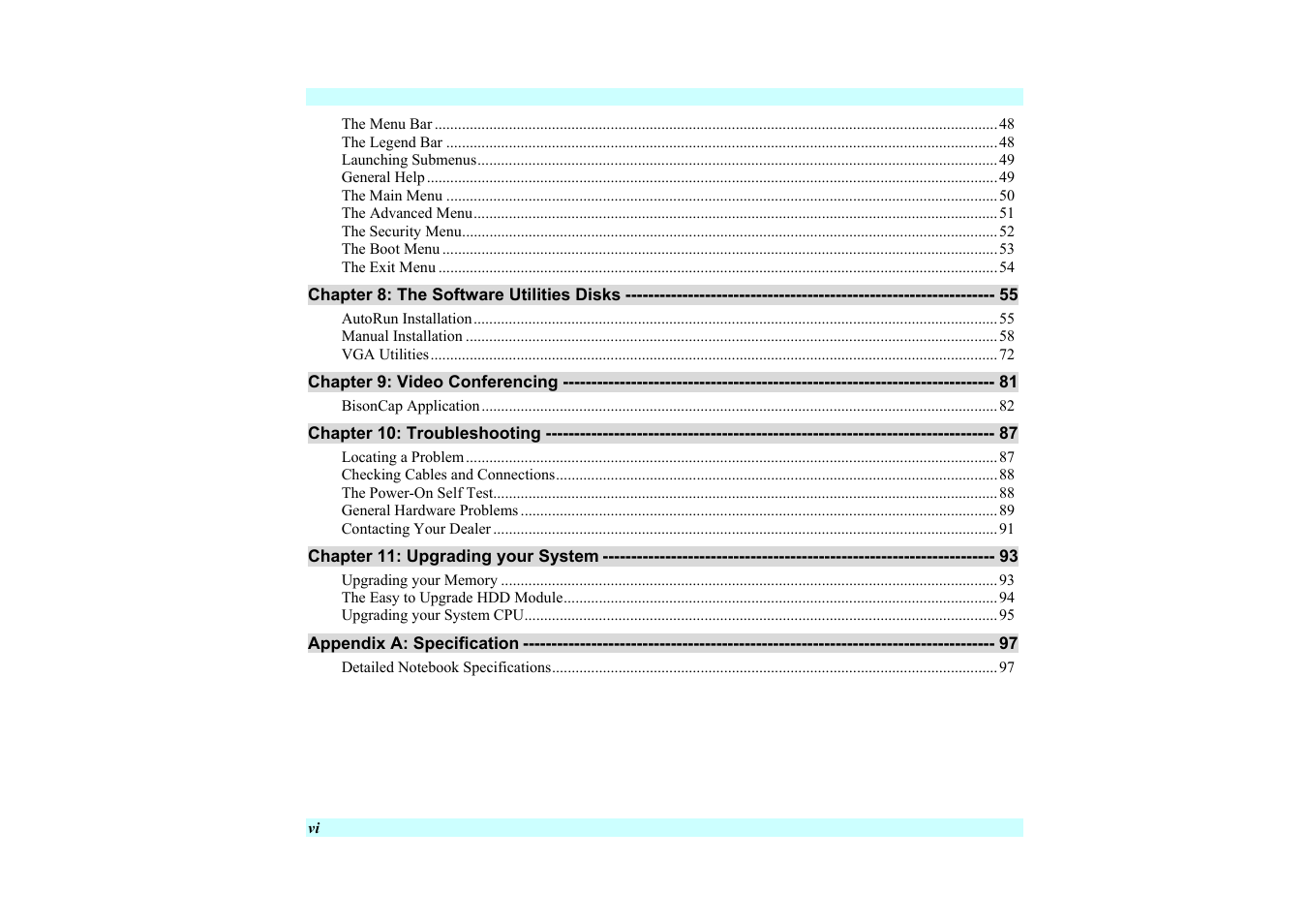 Elitegroup G220 User Manual User Manual | Page 8 / 107