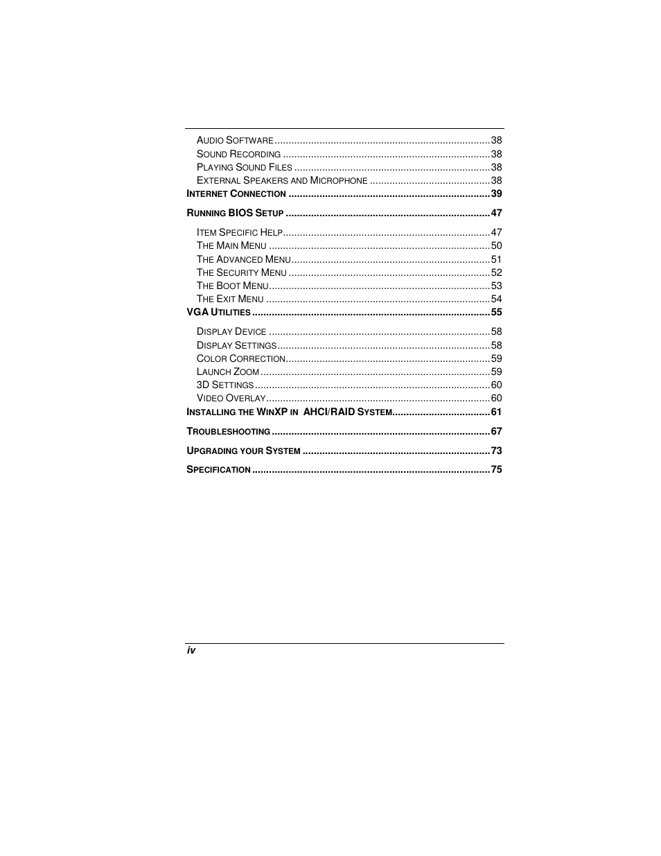 Elitegroup G200 User Manual | Page 6 / 85