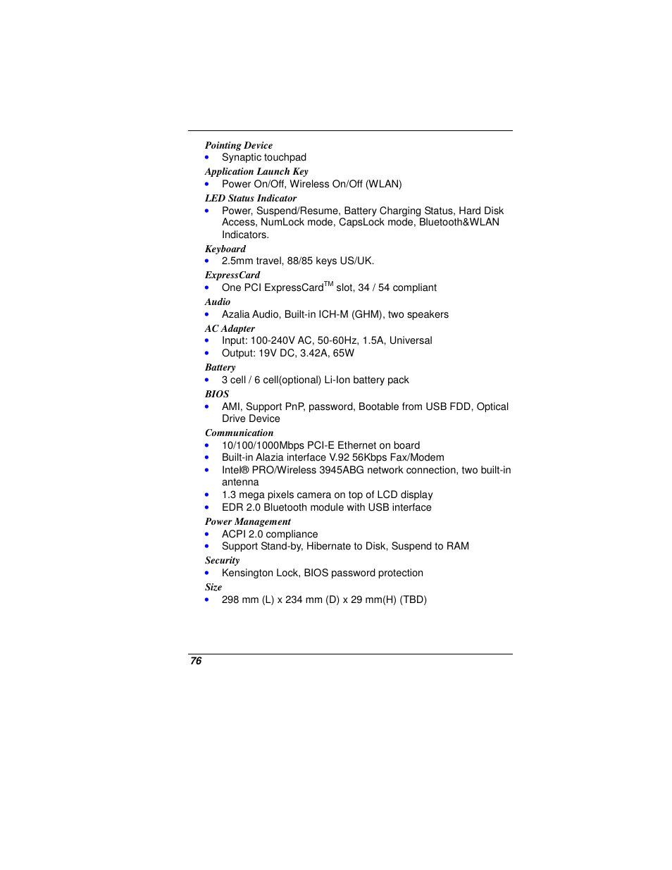 Elitegroup G200 User Manual | Page 84 / 85