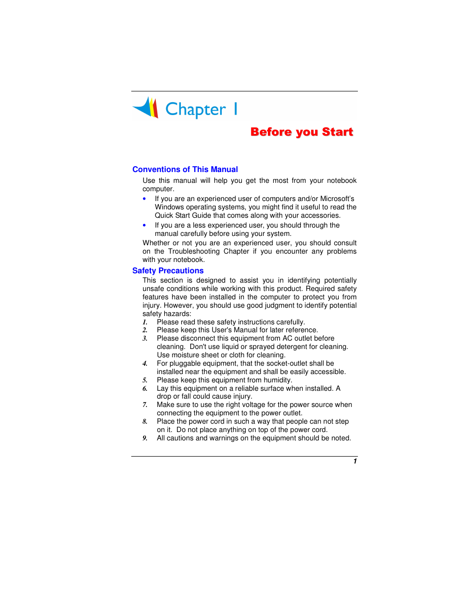 Elitegroup G200 User Manual | Page 9 / 85