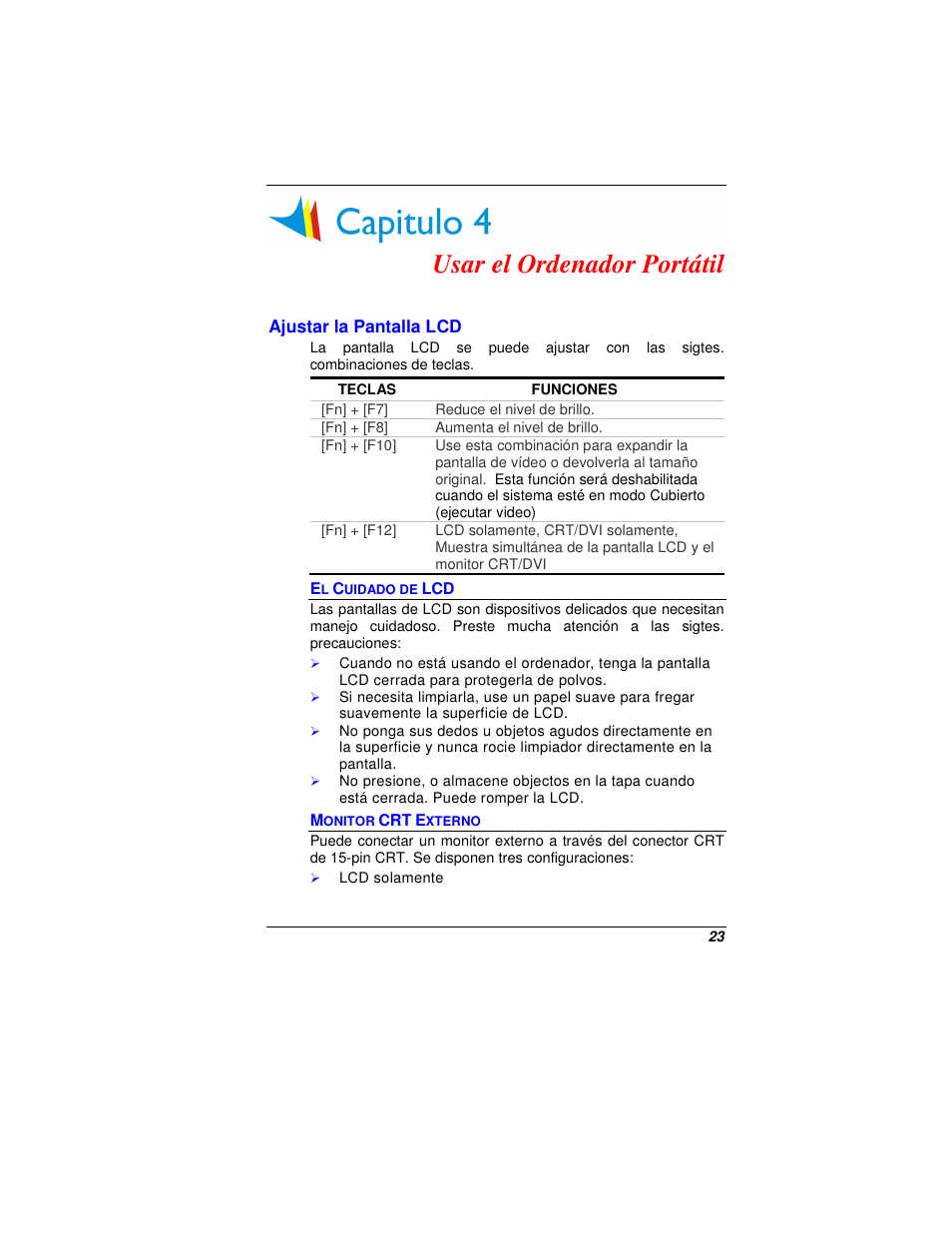 Usar el ordenador portátil | Elitegroup G200 User Manual | Page 33 / 91