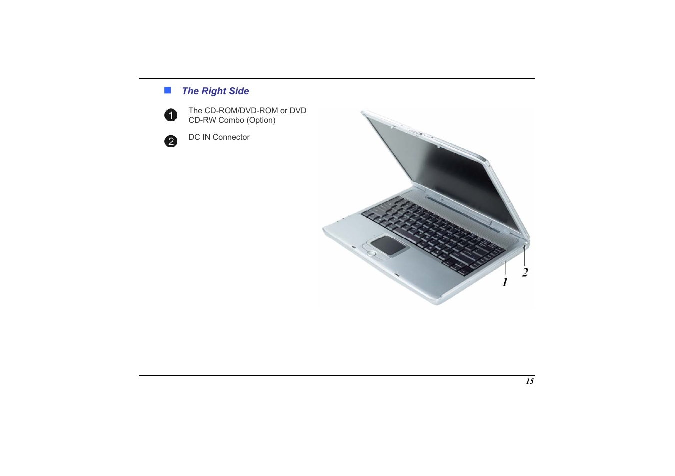 The right side | Elitegroup 558 User Manual | Page 23 / 83