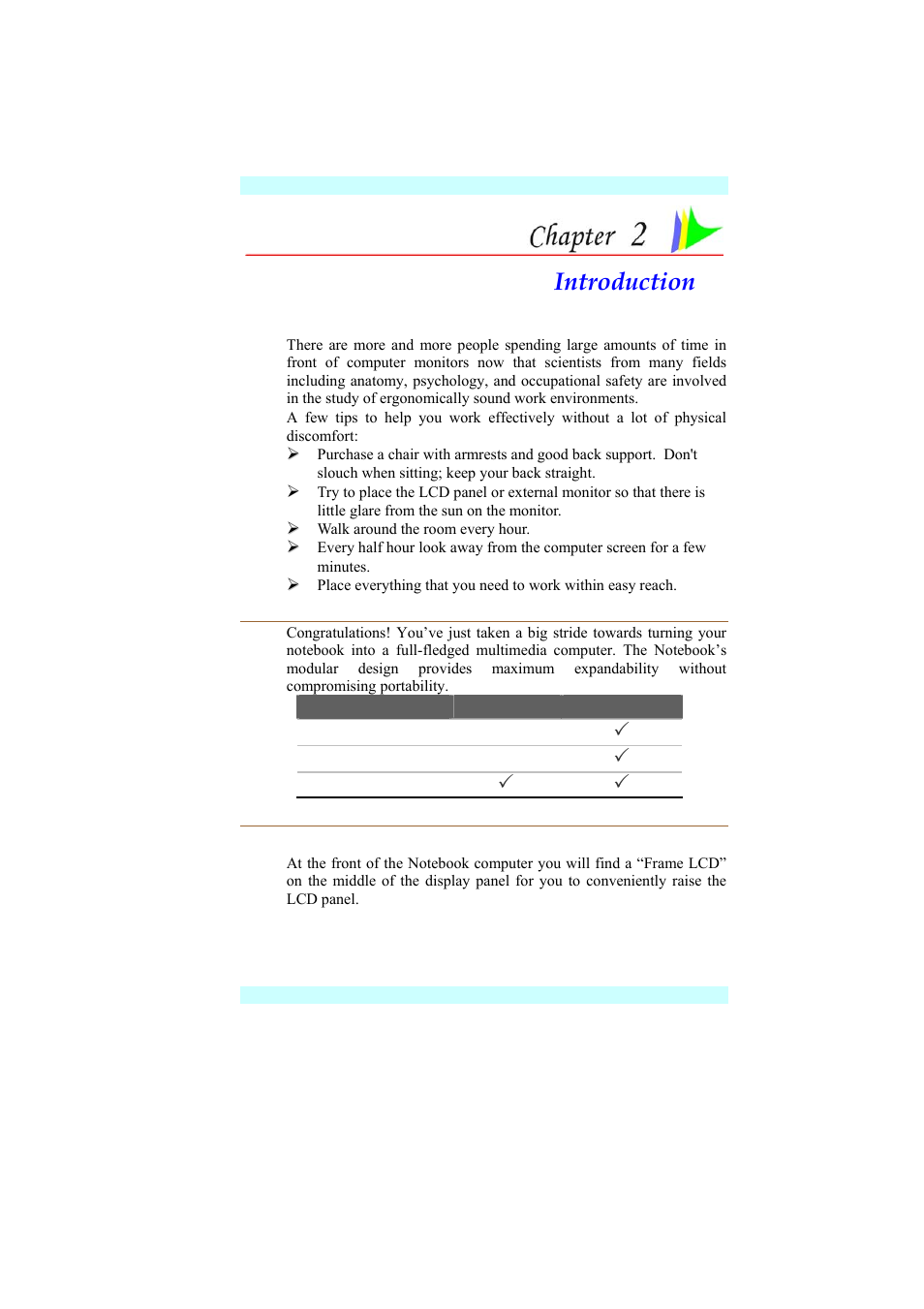 Introduction | Elitegroup 223 User Manual | Page 19 / 83