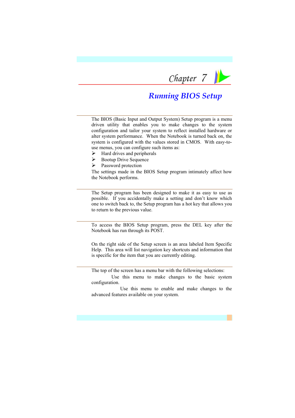 Running bios setup | Elitegroup 223 User Manual | Page 51 / 83