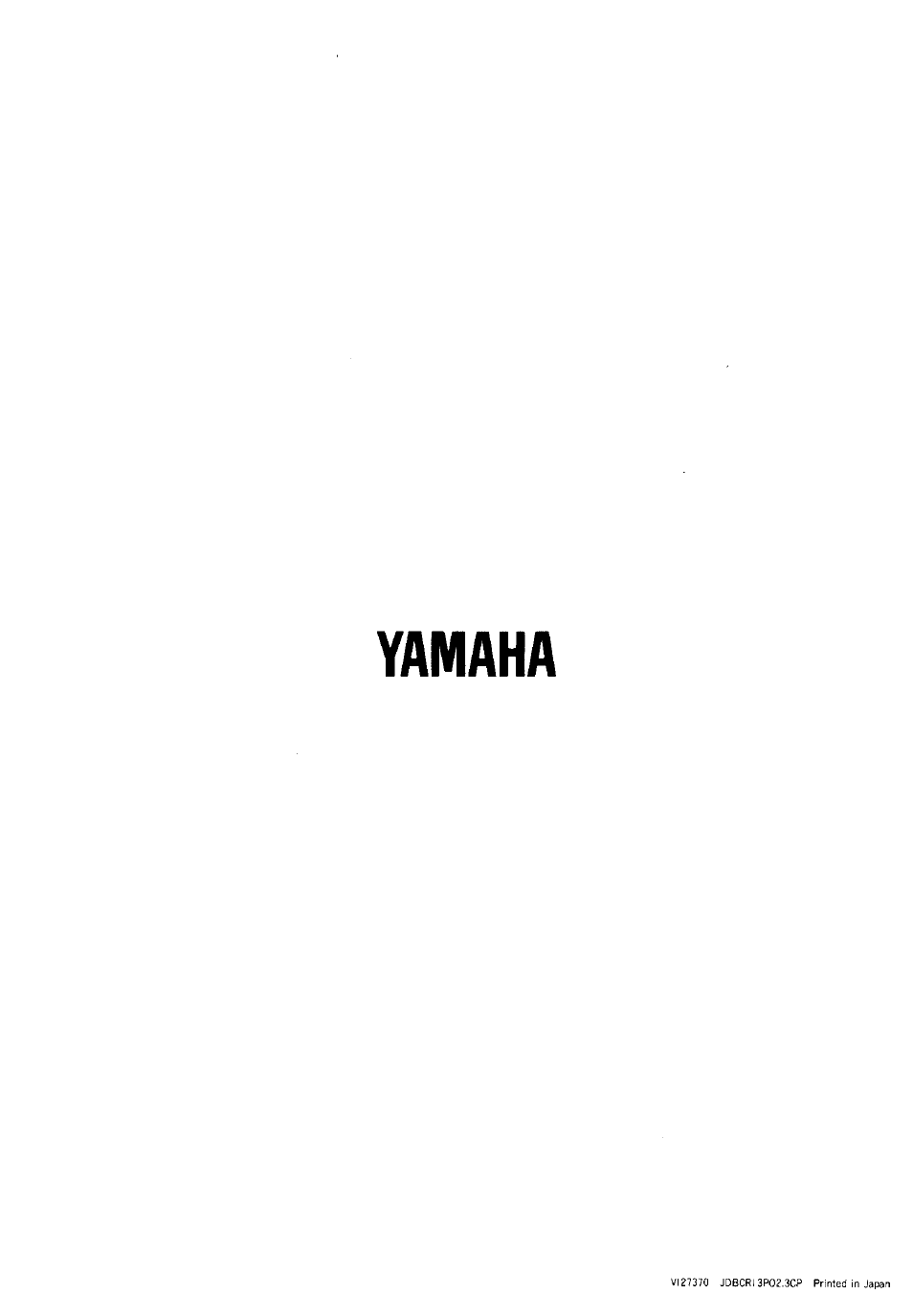 Yamaha YPP-50 User Manual | Page 20 / 20