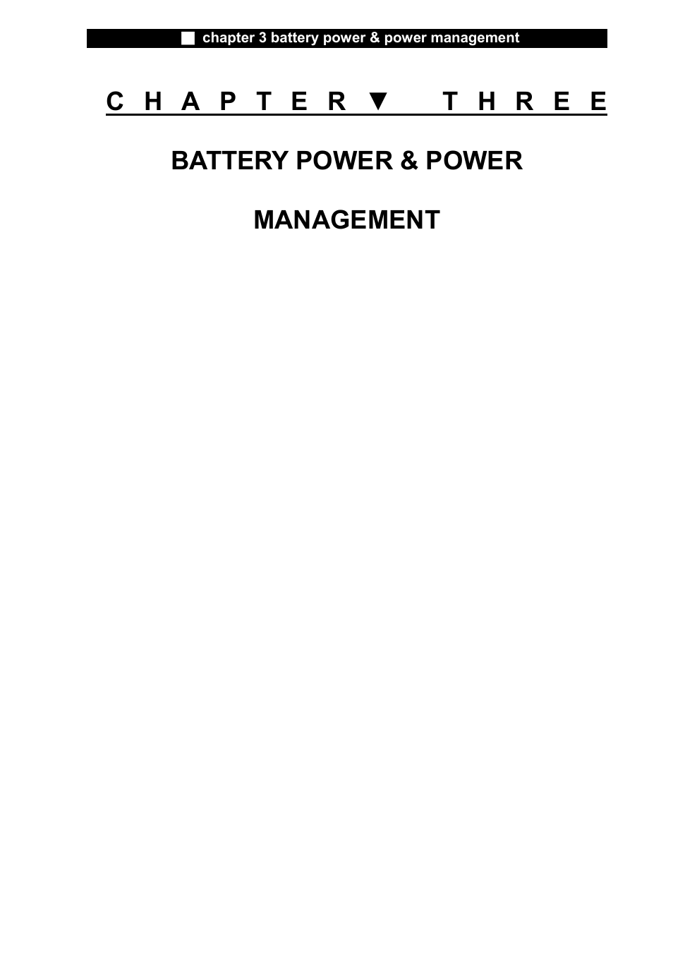 X20iix_english_3_01.doc, Chapter▼ three, Battery power & power management | Elitegroup X20II User Manual | Page 46 / 106