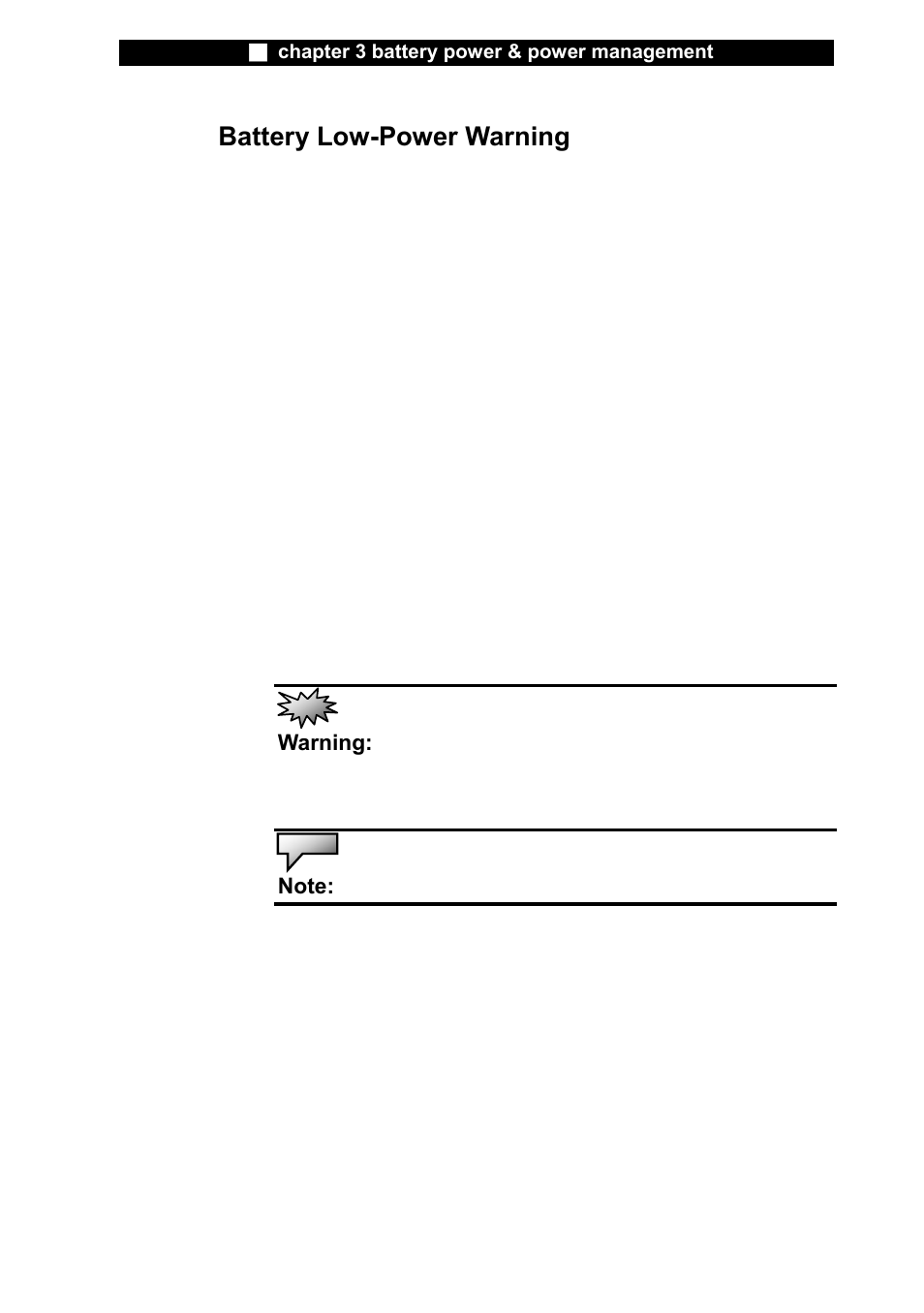 Battery low-power warning | Elitegroup X20II User Manual | Page 48 / 106