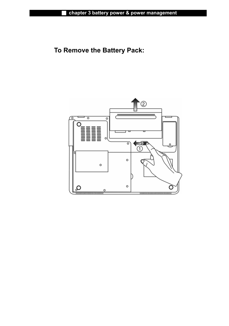 Installing and removing the battery pack | Elitegroup X20II User Manual | Page 49 / 106