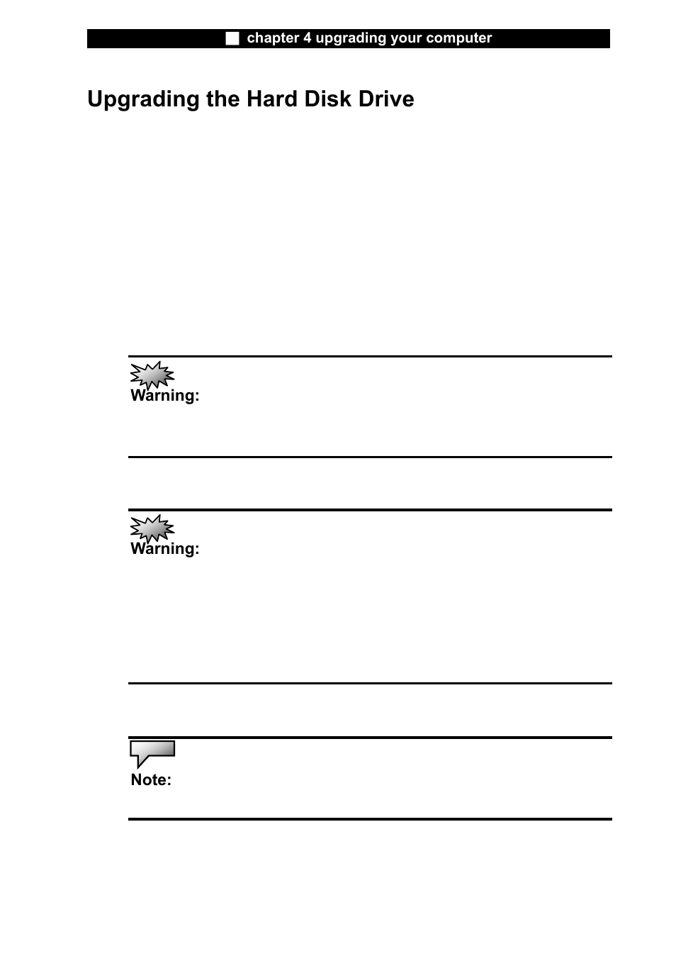 Upgrading the hard disk drive | Elitegroup X20II User Manual | Page 60 / 106
