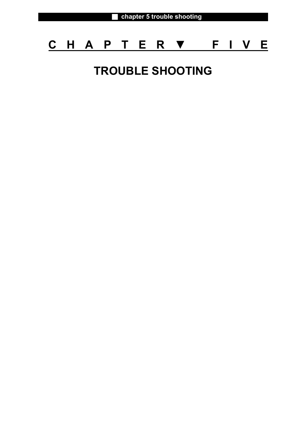 X20iix_english_5_01.doc, Chapter▼ five, Trouble shooting | Elitegroup X20II User Manual | Page 79 / 106