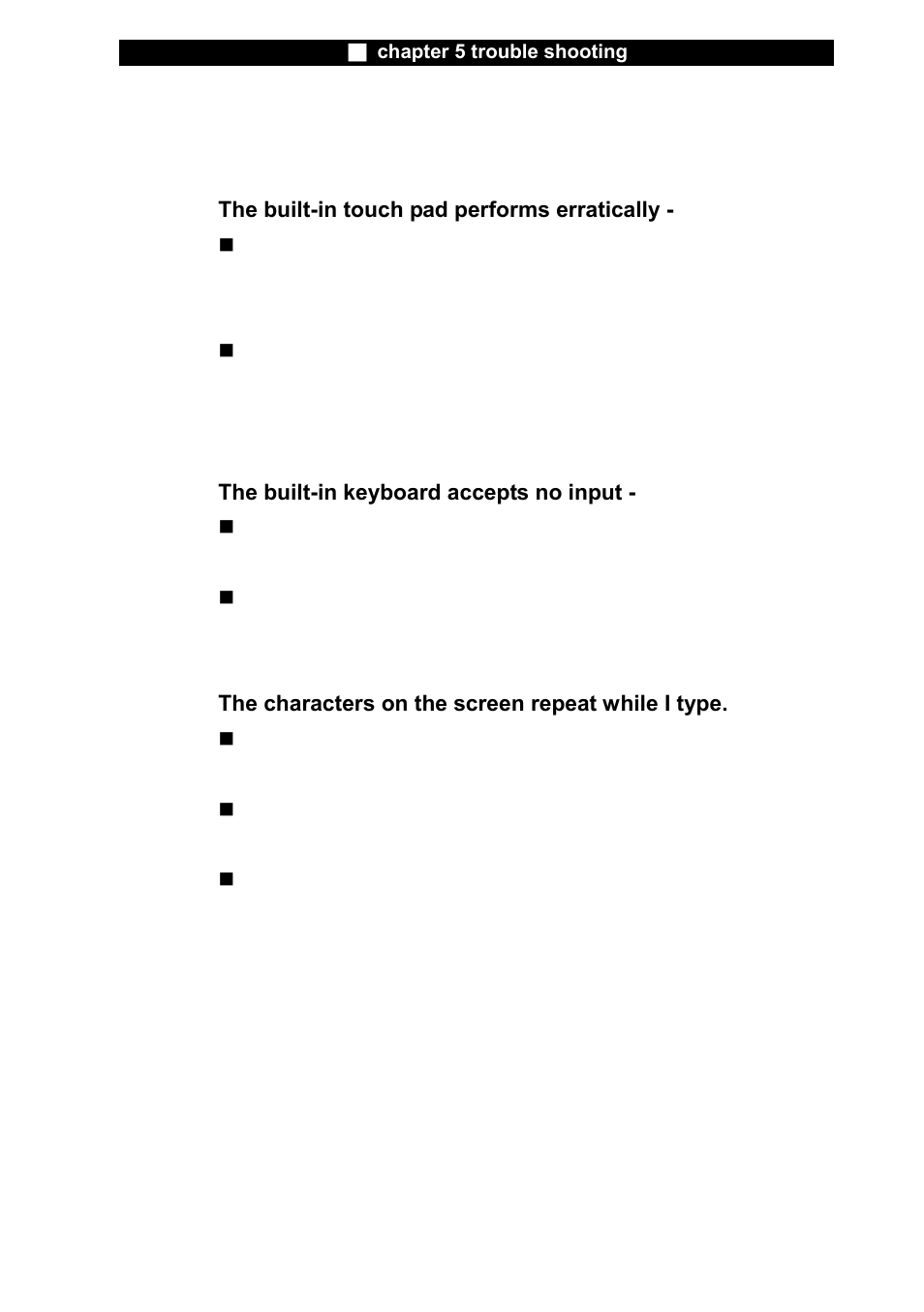 Keyboard and mouse problems | Elitegroup X20II User Manual | Page 87 / 106