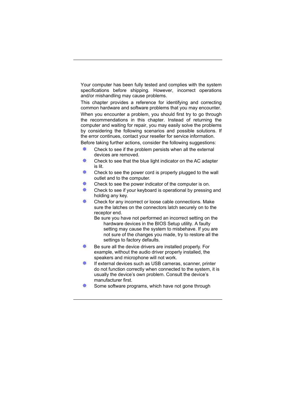 Troubleshooting | Elitegroup H42IA1 / H43IA1 User Manual | Page 62 / 68
