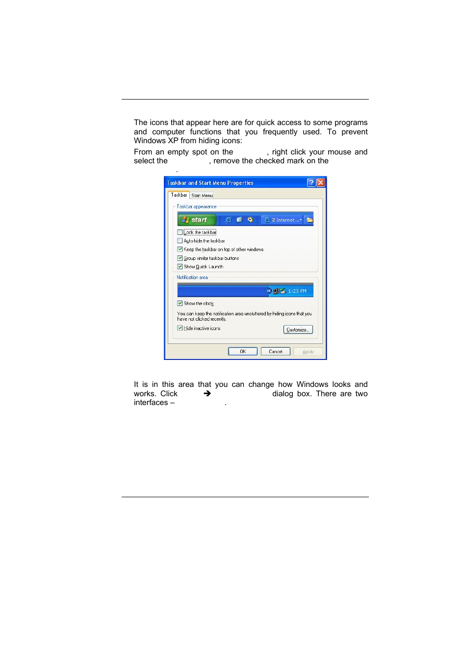 Control panel | Elitegroup G10IL1 User Manual | Page 38 / 76