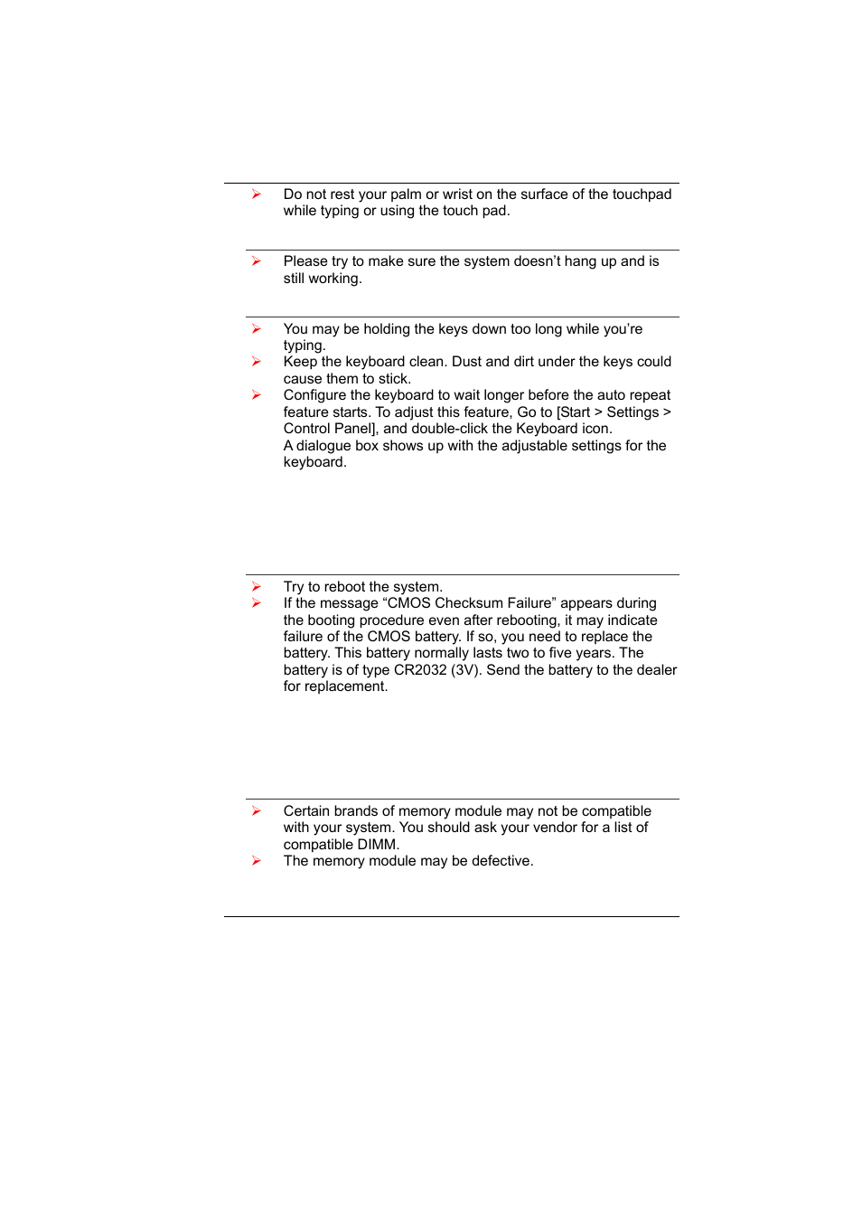 Cmos battery problem | Elitegroup G10IL1 User Manual | Page 70 / 76
