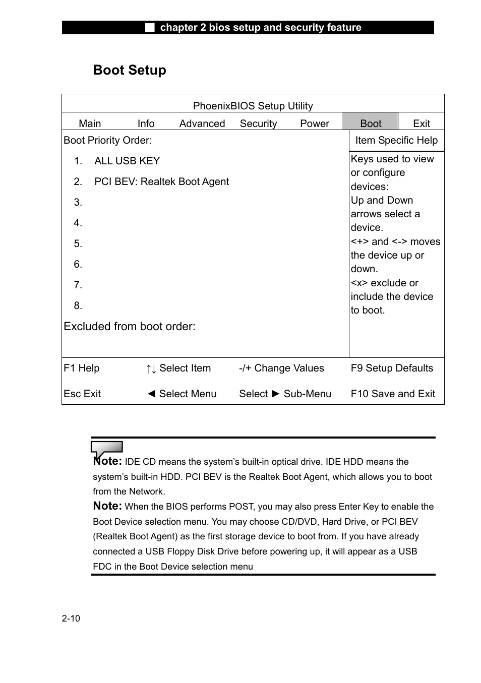 Boot setup | Elitegroup L51RI v.2 User Manual | Page 10 / 11