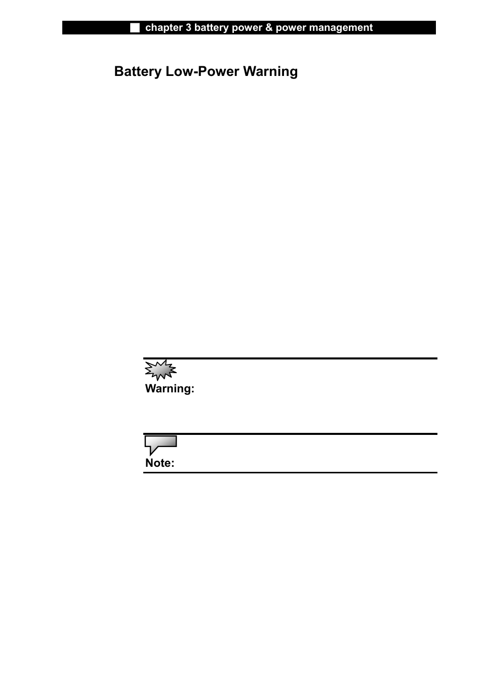 Battery low-power warning | Elitegroup L51RI v.3 User Manual | Page 3 / 13