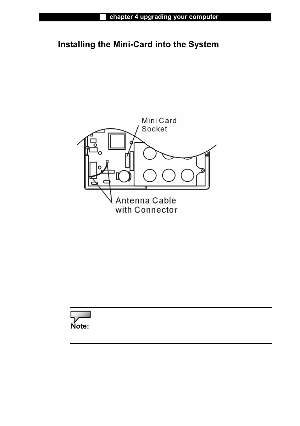 Installing the mini-card into the system | Elitegroup L51AI v.4 User Manual | Page 16 / 17