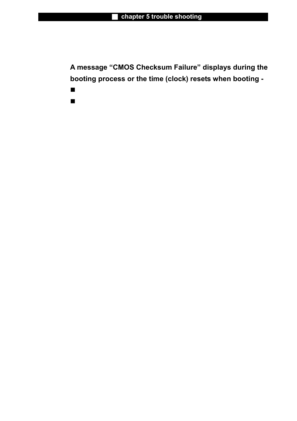 Cmos battery problem | Elitegroup L51AI v.5 User Manual | Page 10 / 15