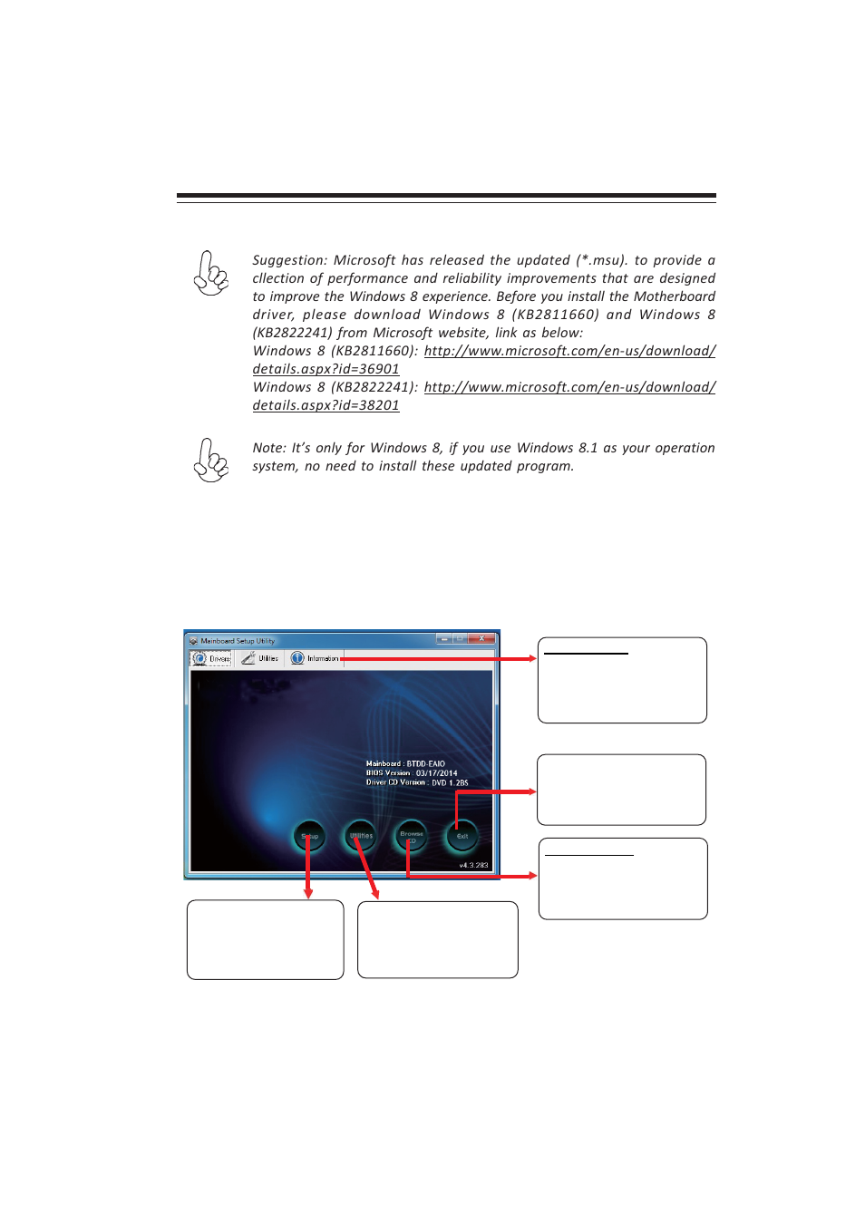 Using the motherboard software, Auto-installing under windows 8, Chapter 4 | Elitegroup V20 (V1.0) User Manual | Page 53 / 60