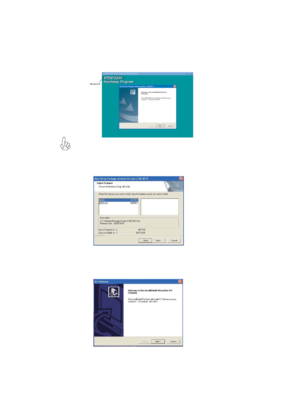 Using the motherboard software | Elitegroup V20 (V1.0) User Manual | Page 54 / 60