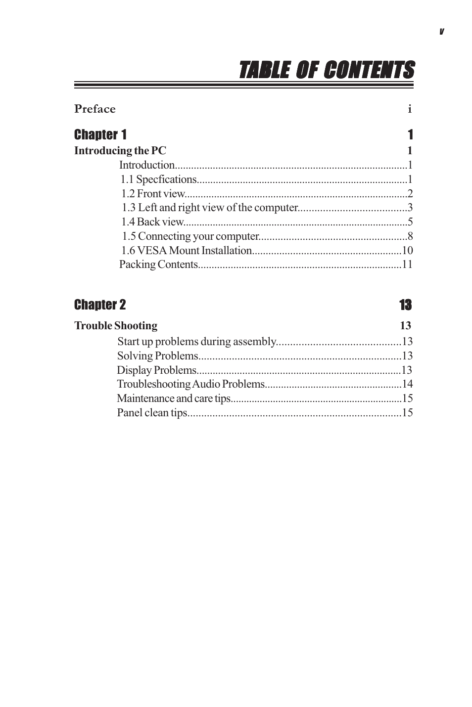Elitegroup G11 ID4 System User Manual | Page 5 / 22