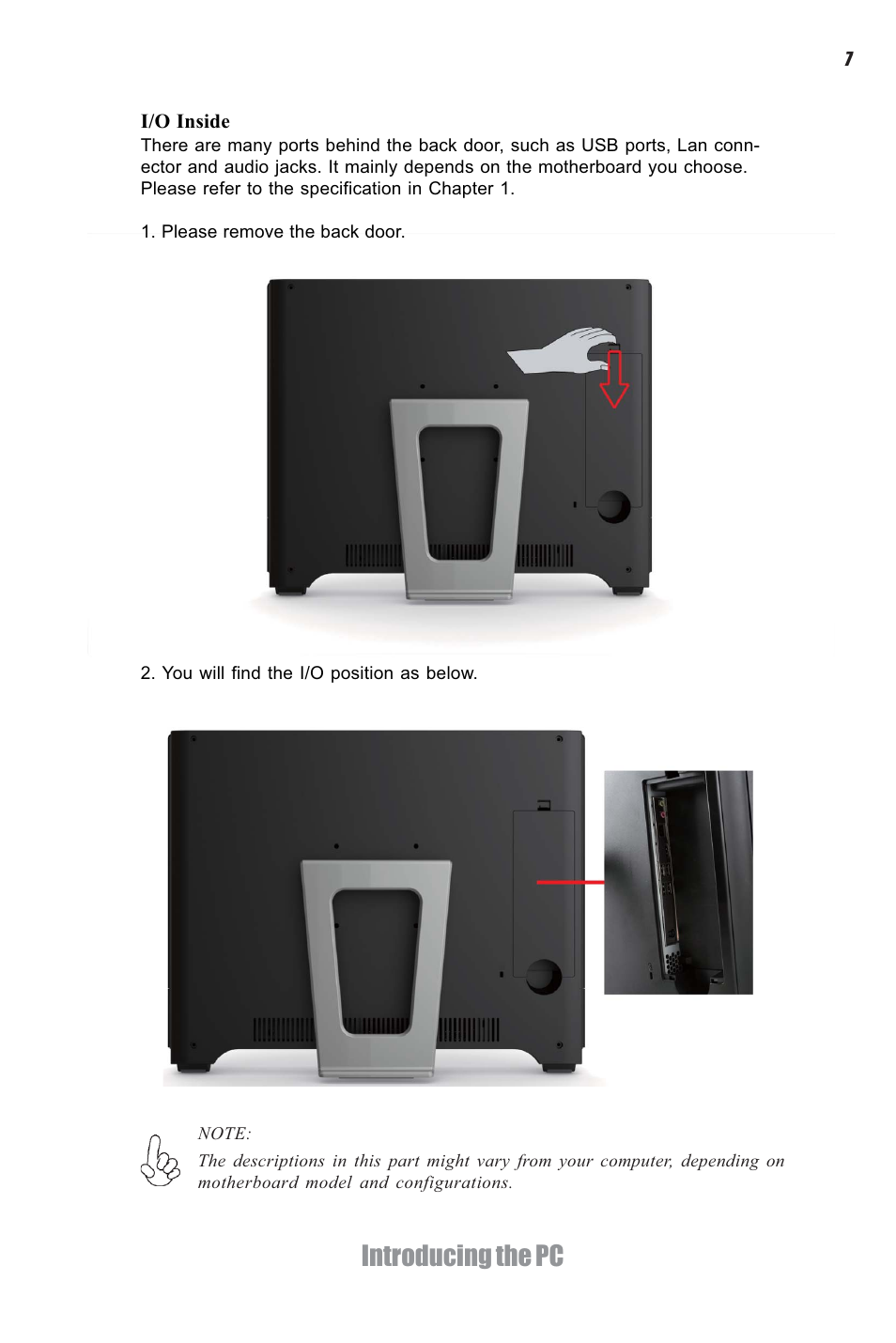 Introducing the pc | Elitegroup G11 ID2 System User Manual | Page 13 / 22