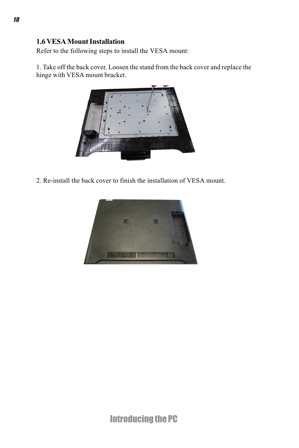 Introducing the pc | Elitegroup G11 ID2 System User Manual | Page 16 / 22