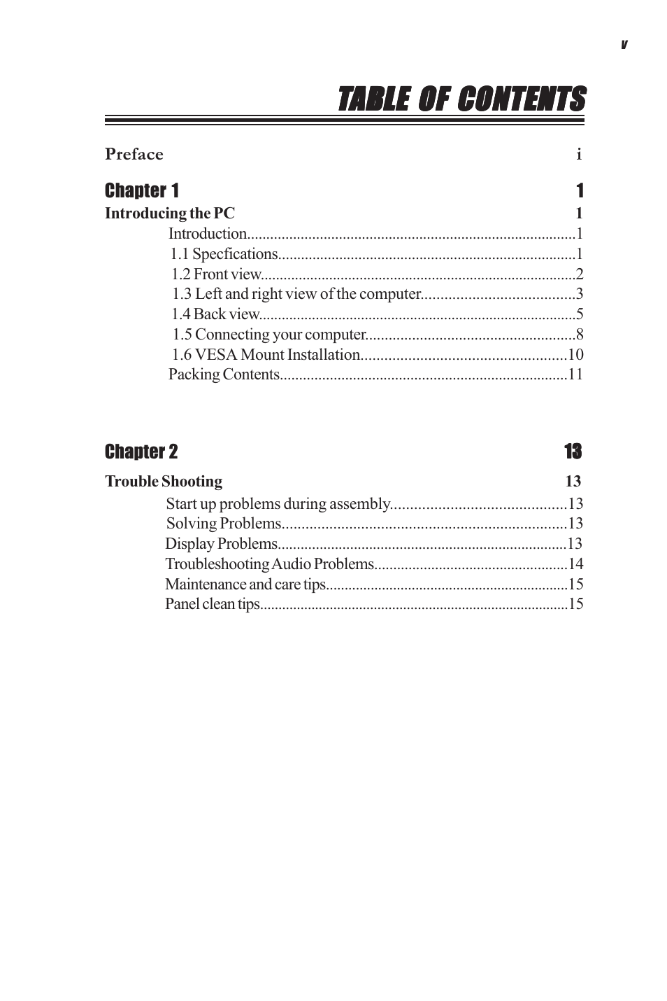 Elitegroup G11 ID2 System User Manual | Page 5 / 22