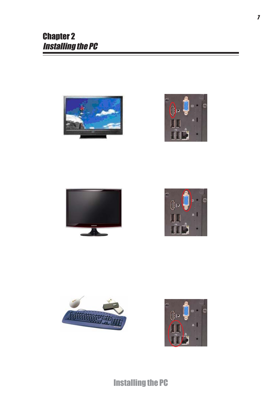 Installing the pc, Installing the pc chapter 2 | Elitegroup DS110 (V1.0) User Manual | Page 13 / 44