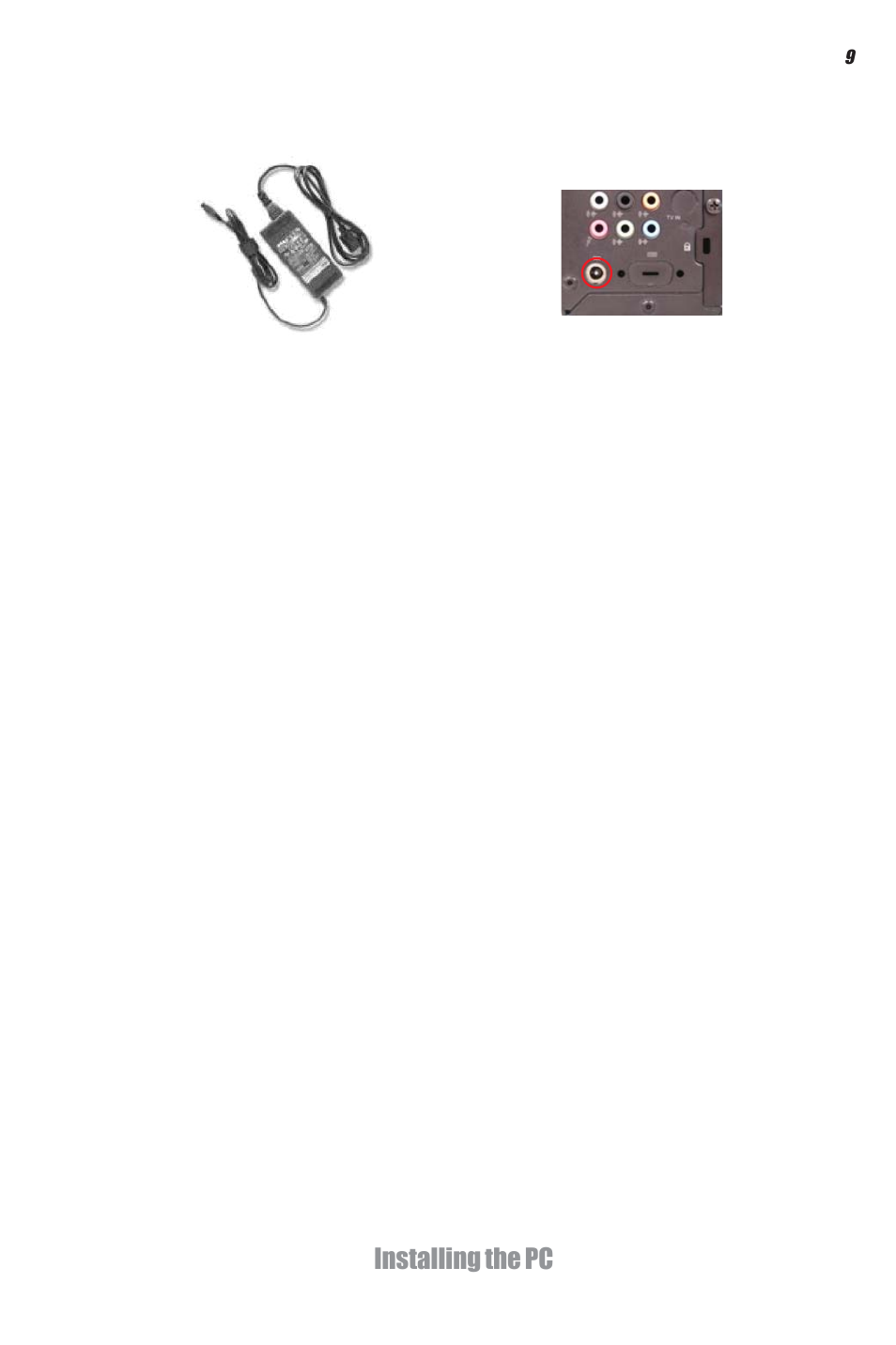 Installing the pc | Elitegroup DS110 (V1.0) User Manual | Page 15 / 44