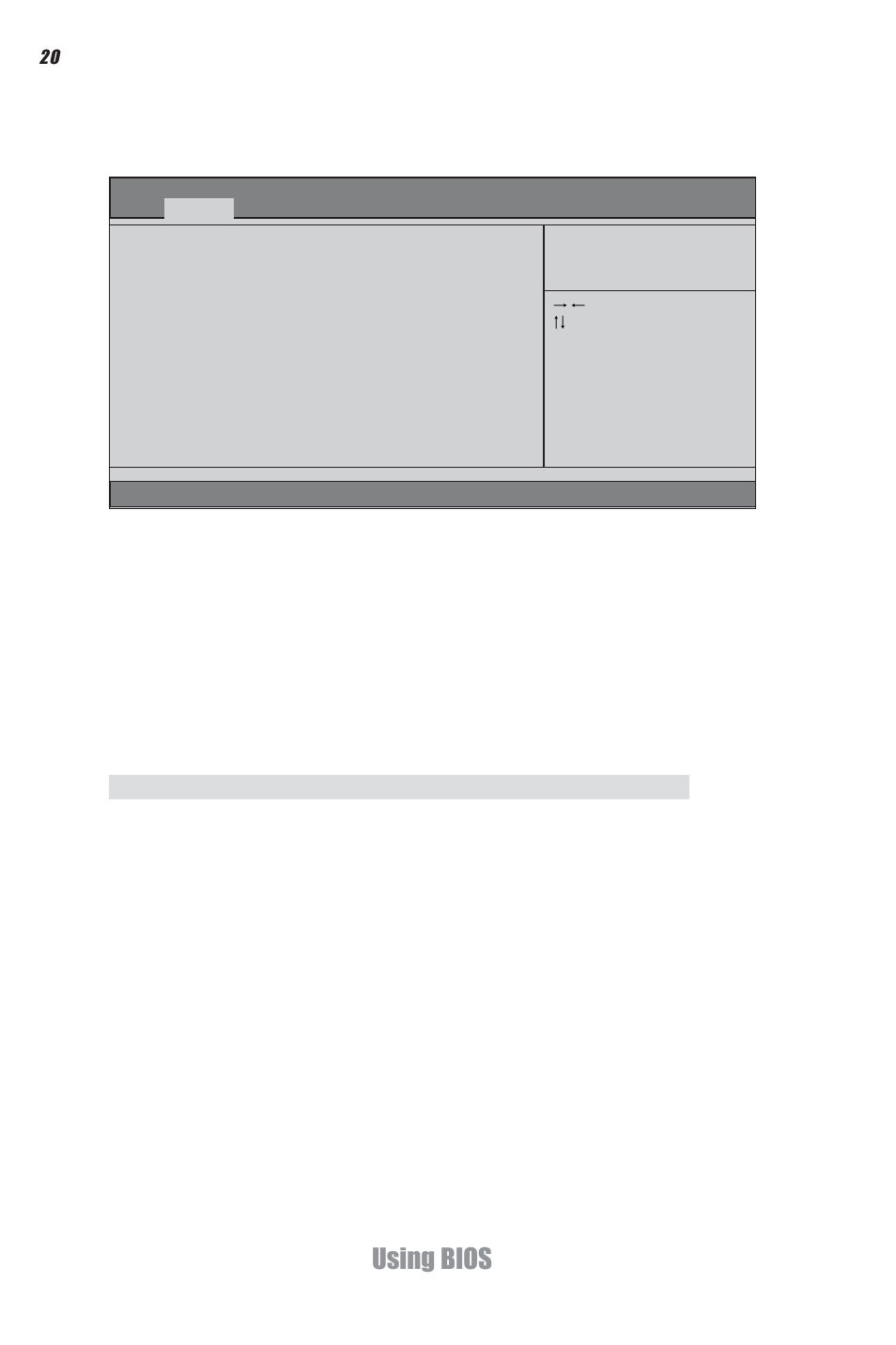 Using bios, Sata configuration | Elitegroup DS110 (V1.0) User Manual | Page 26 / 44