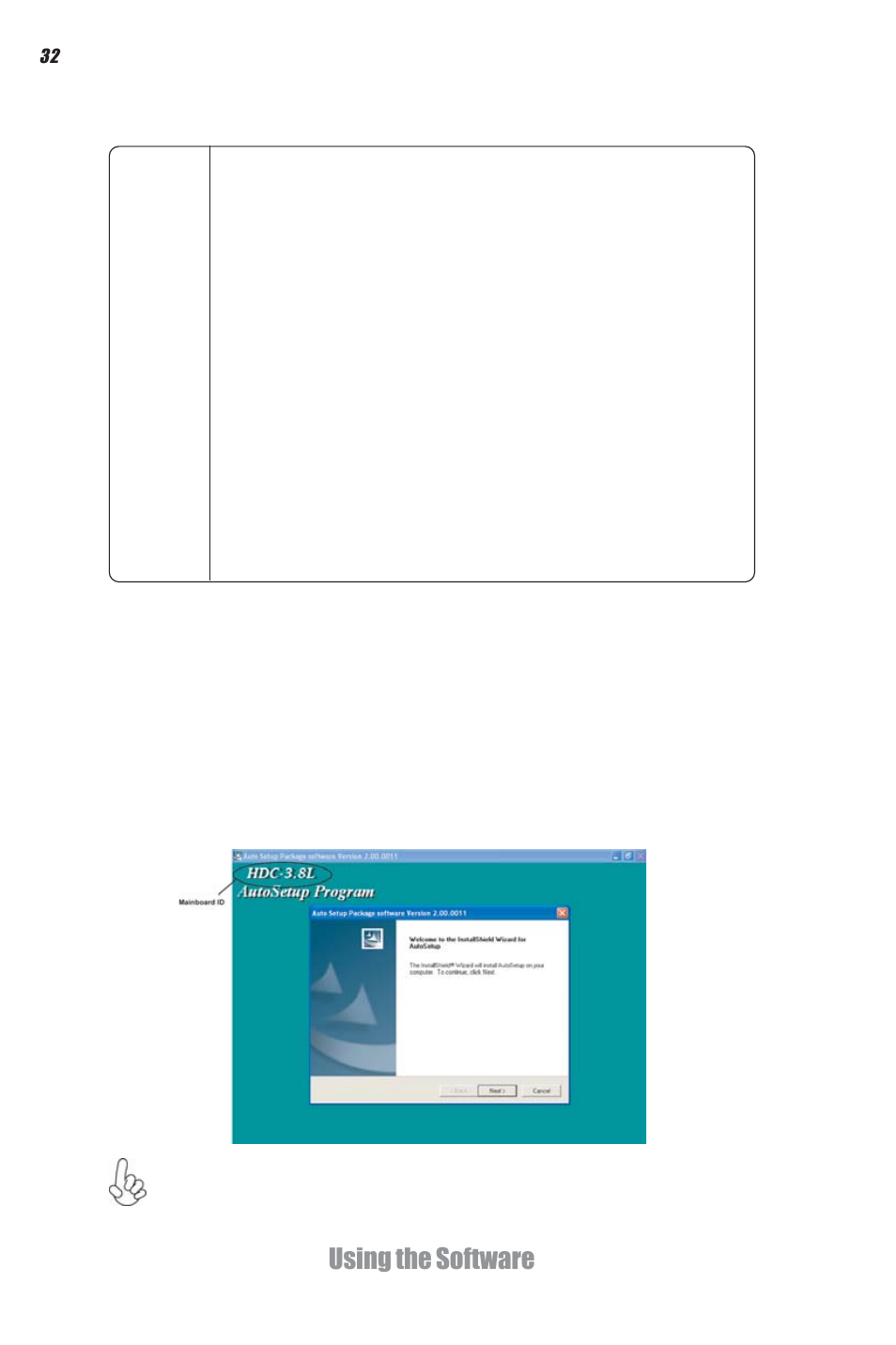 Using the software, Running setup | Elitegroup DS110 (V1.0) User Manual | Page 38 / 44