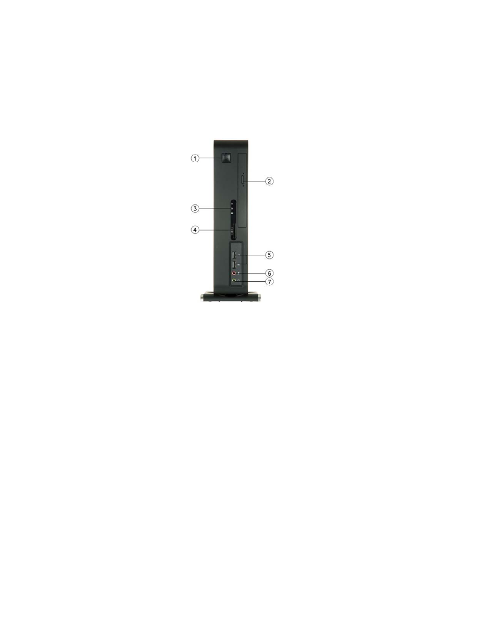 Introducing the pc front and rear i/o | Elitegroup MD120 (V1.0) User Manual | Page 9 / 37